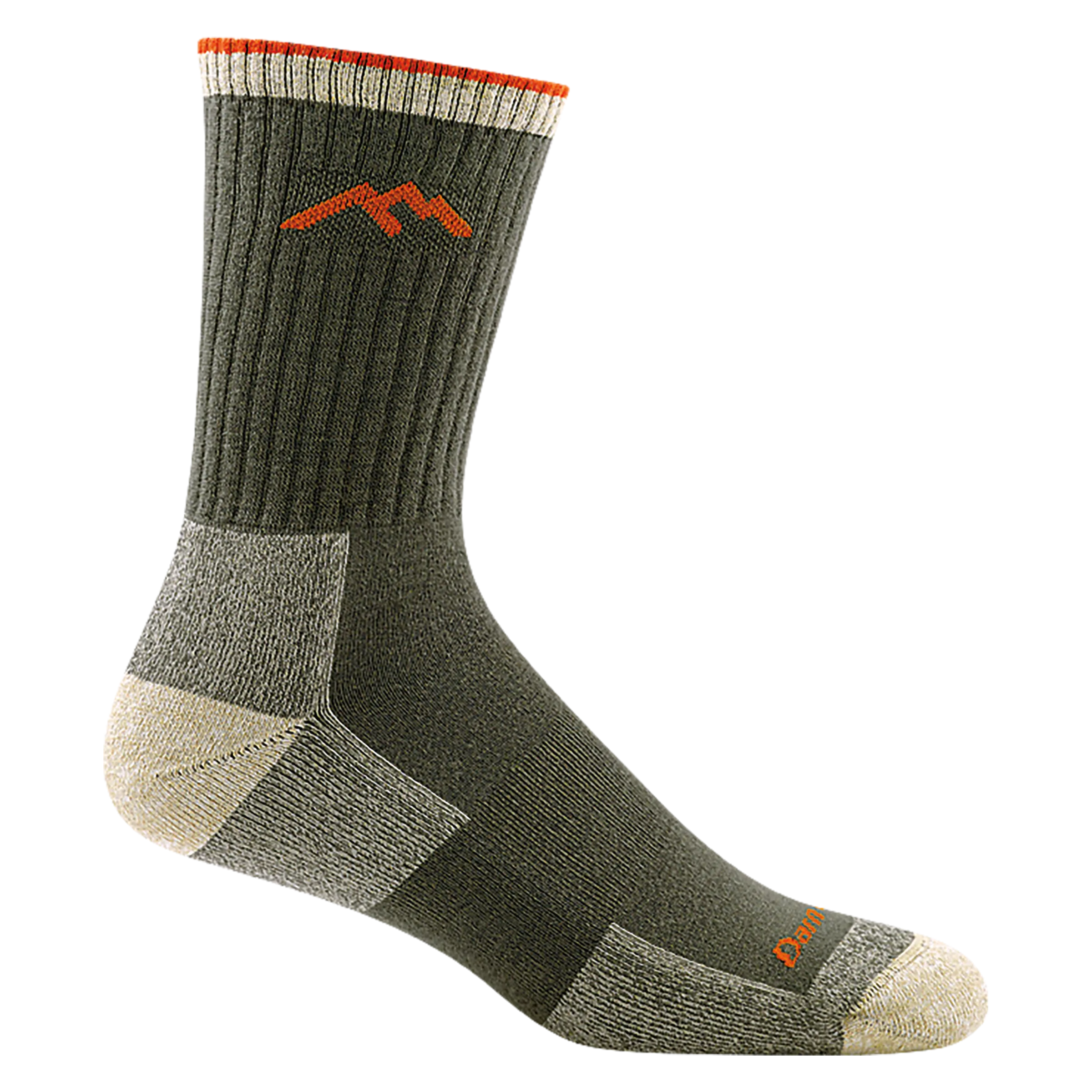 Men's Coolmax Hiker Micro Crew  Midweight Hiking Sock