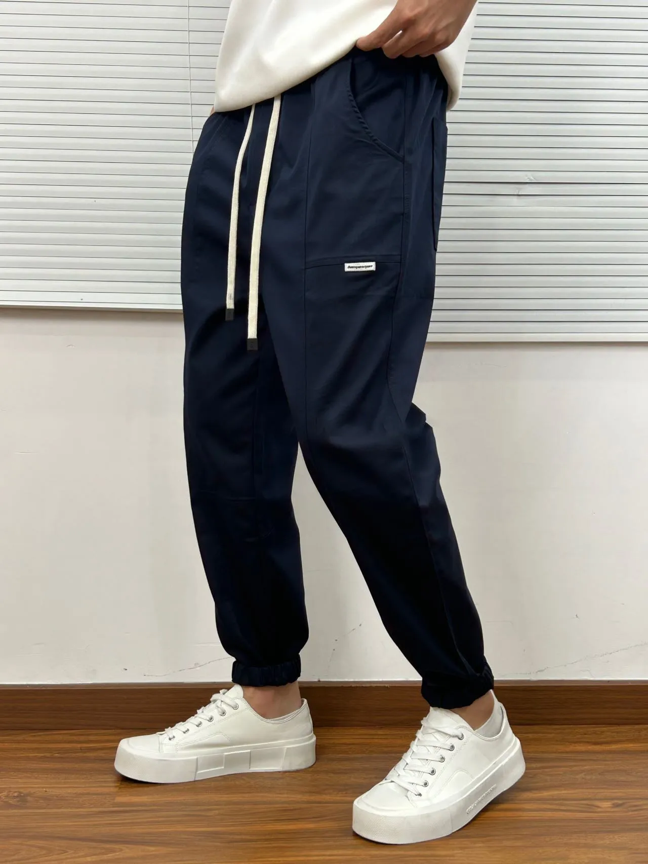 Navy Cargo Pants 7012