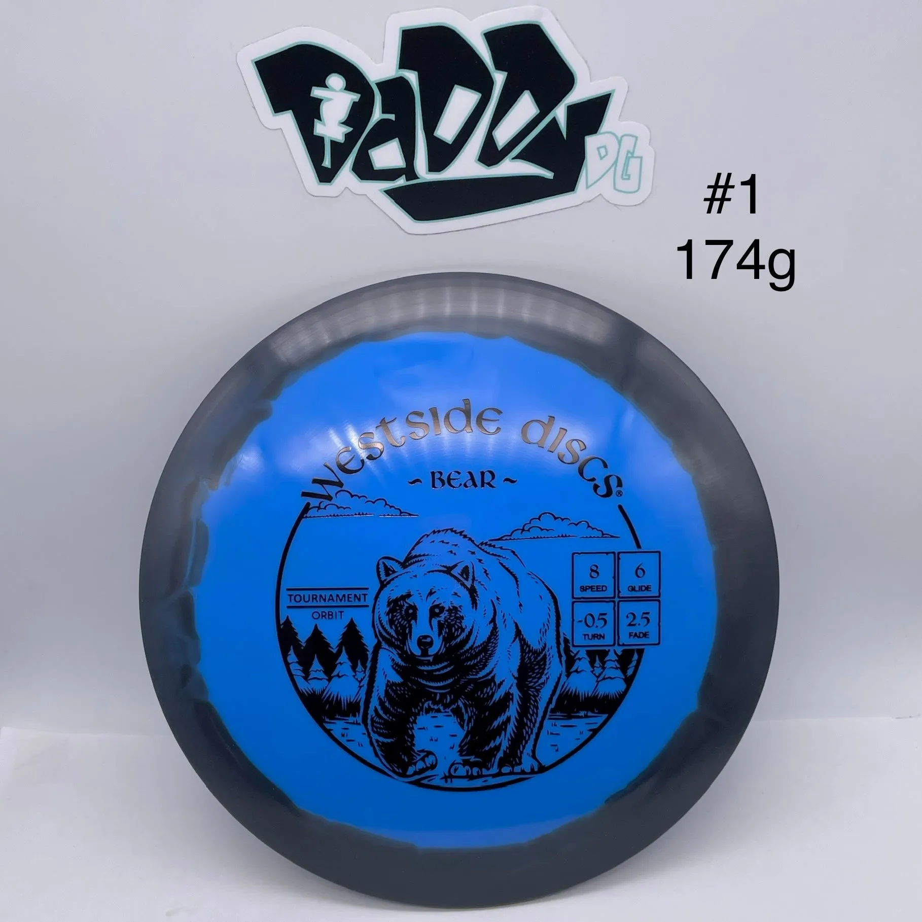 *NEW Westside Discs Tournament Orbit Bear Control Driver