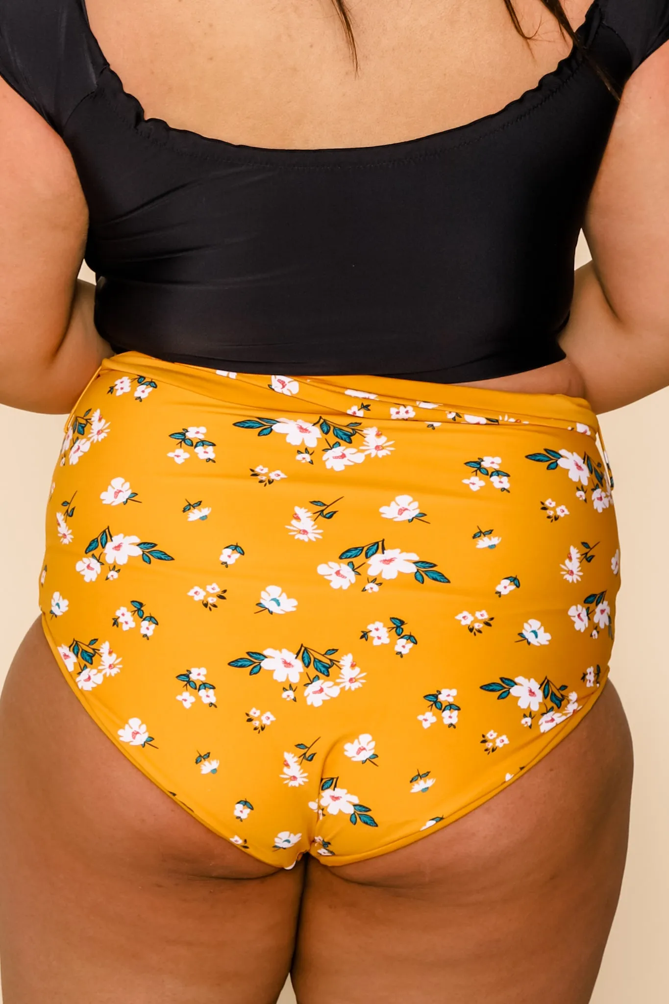 Nori Reversible Bottoms | Mango/Floral | Final Sale