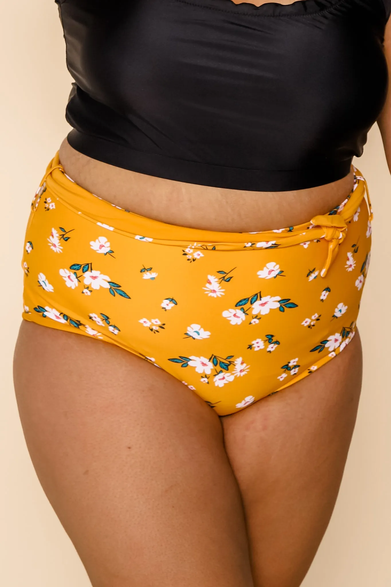 Nori Reversible Bottoms | Mango/Floral | Final Sale