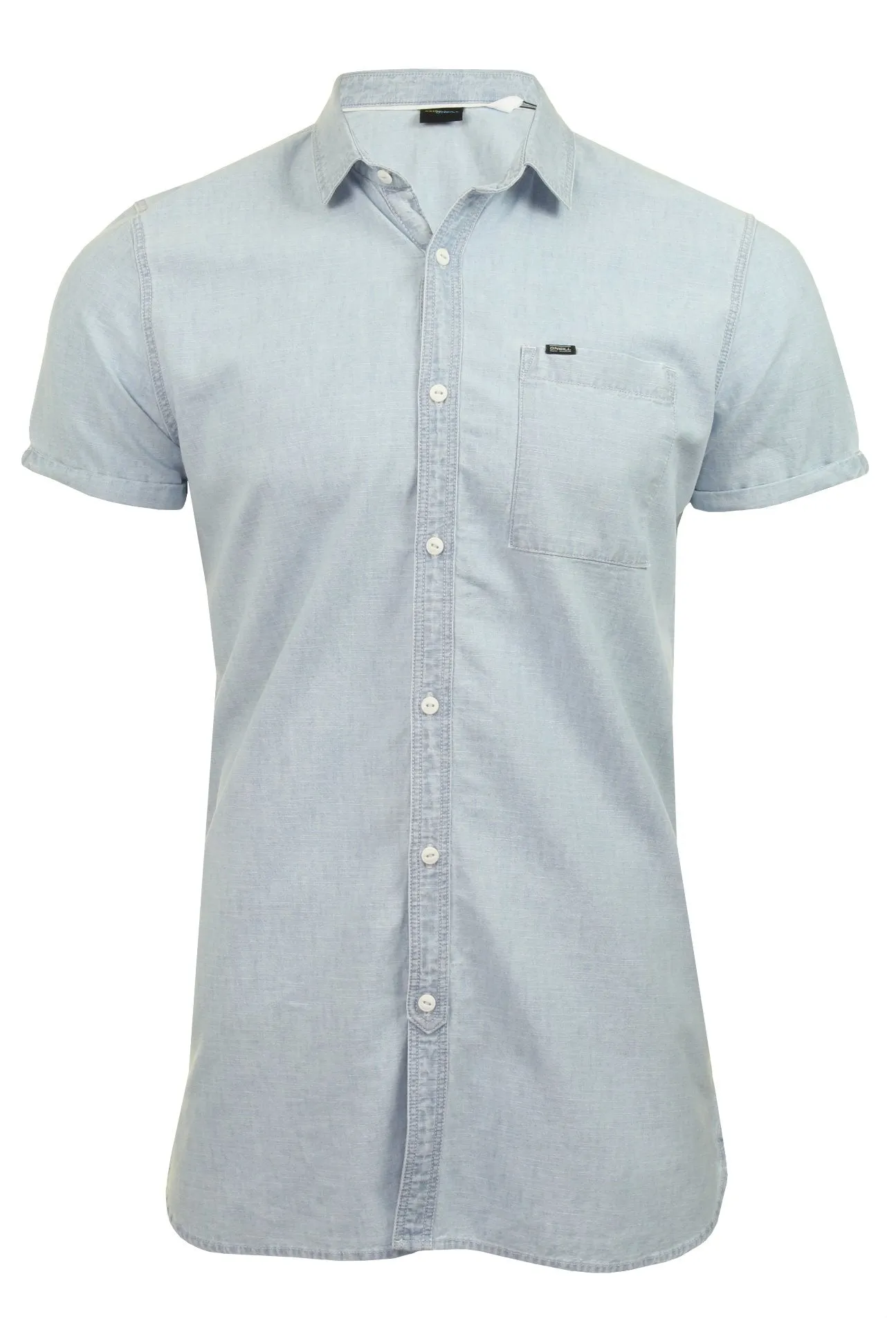 O'Neill Mens Chambray Short Sleeved Shirt