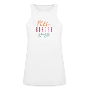 “Pies Before Guys”-American Apparel Women’s Racerneck Tank