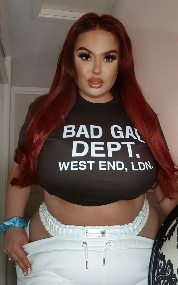 Plus Size Bad Gal Dept West End LDN T-Shirt