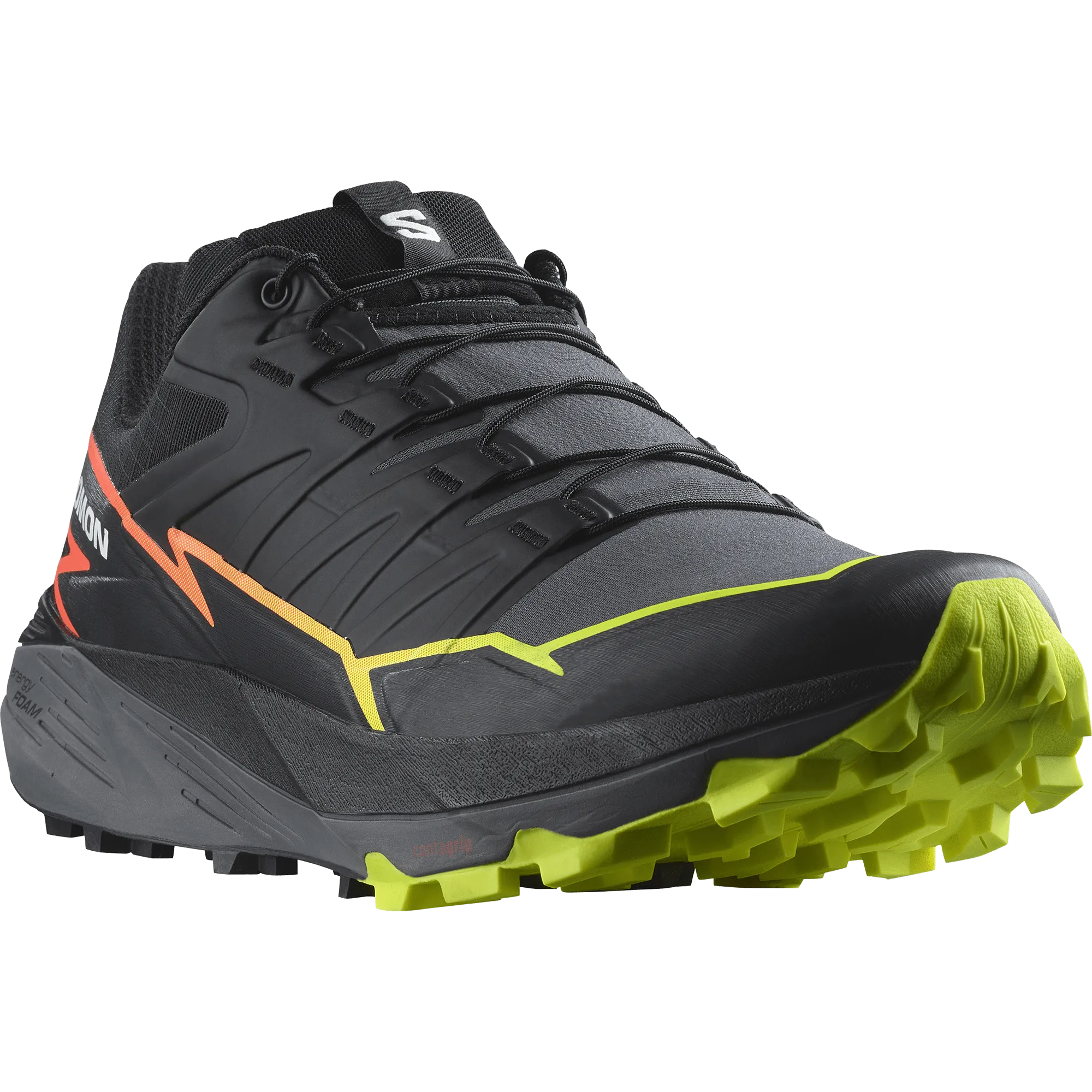 Salomon Thundercross Men's Trail Shoes AW23 Black/Quiet Shade/Fiery Coral