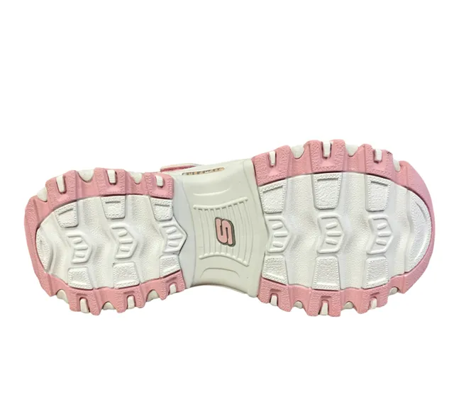 Skechers for girls and girls' free time D'Lites Lil Lace Gal 664086L LTPK pink