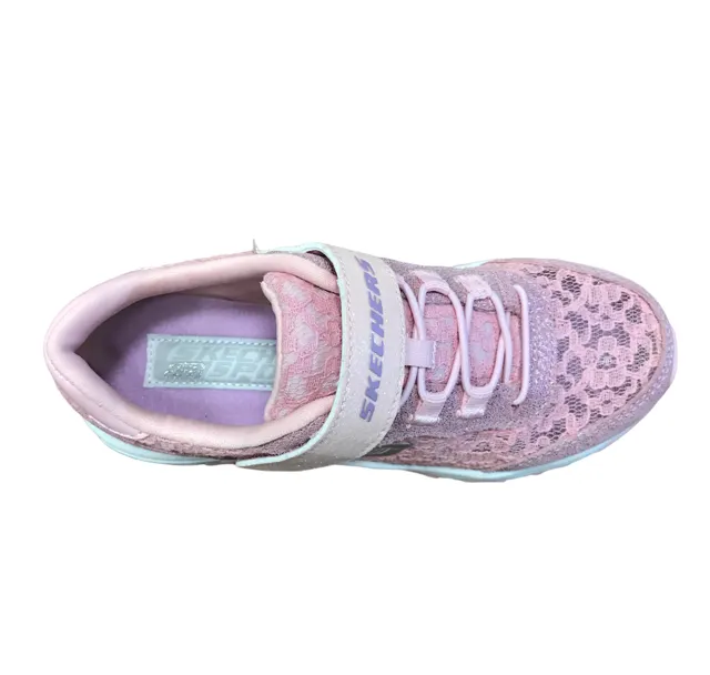 Skechers for girls and girls' free time D'Lites Lil Lace Gal 664086L LTPK pink