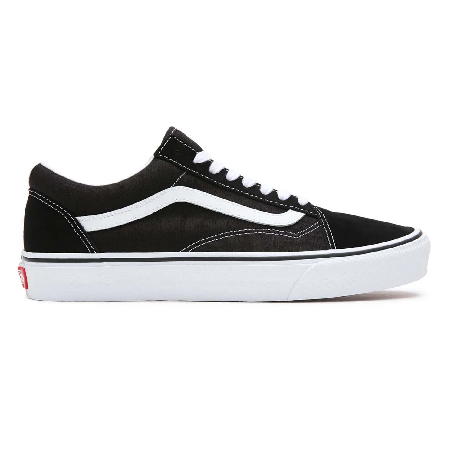 Vans adult sneakers shoe with wide sole Old Skool Wide VN0000T8BMX black-white