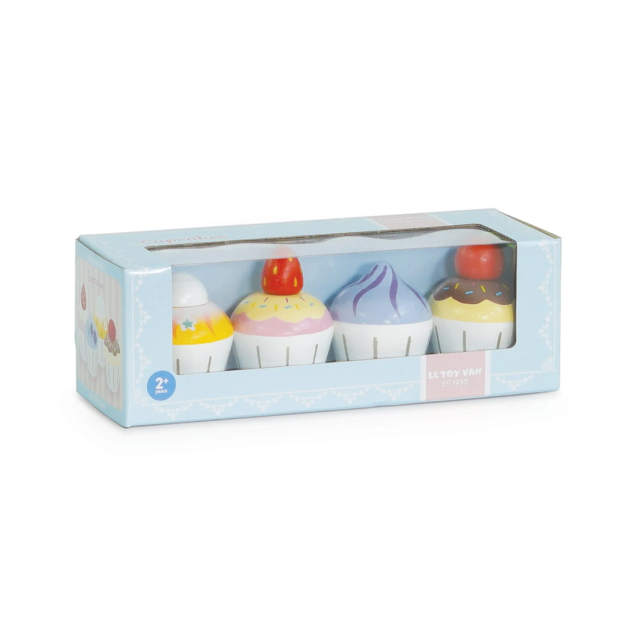 Wooden Cupcake Play Food Set