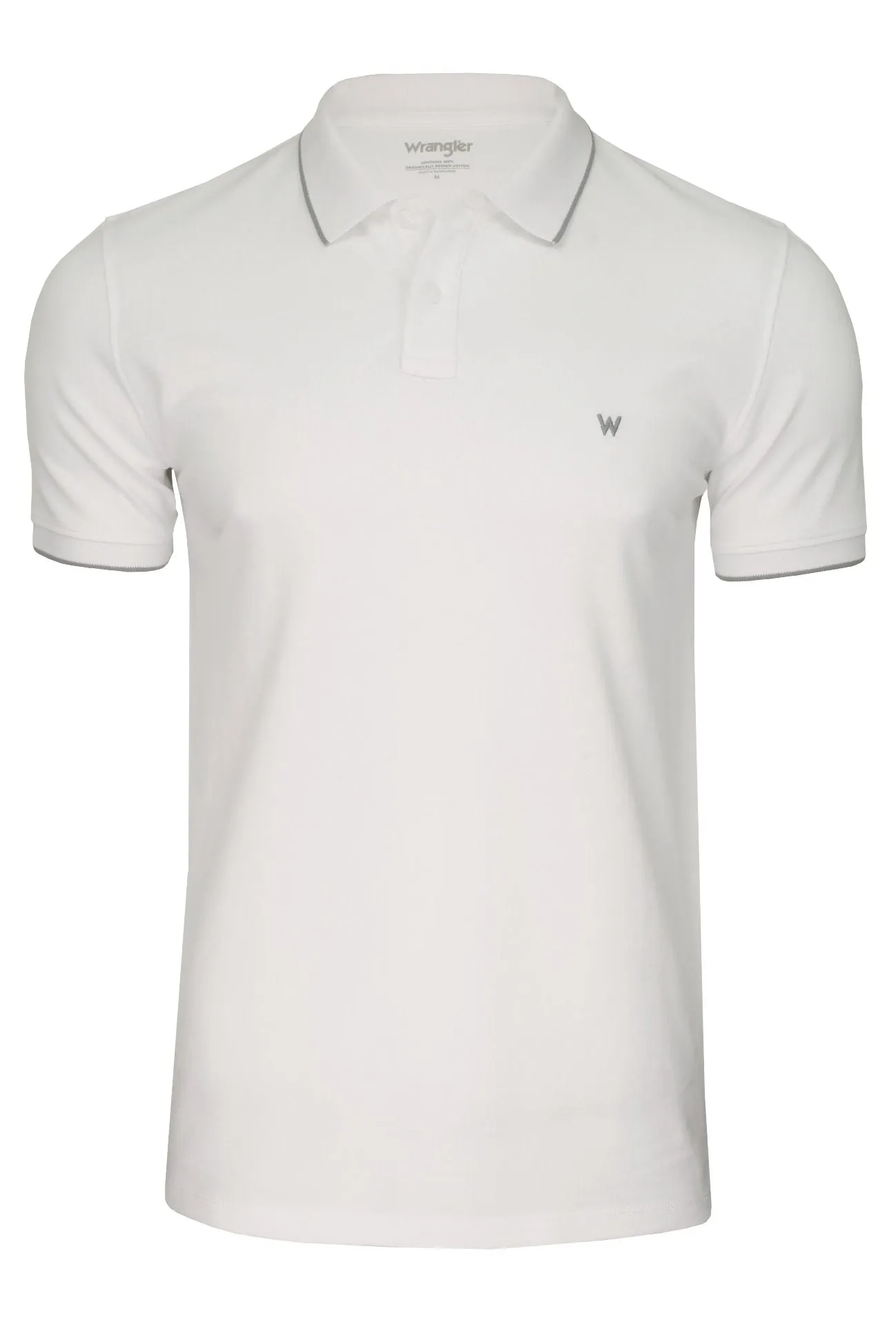 Wrangler Mens Polo Shirt 'SS Pique Polo'