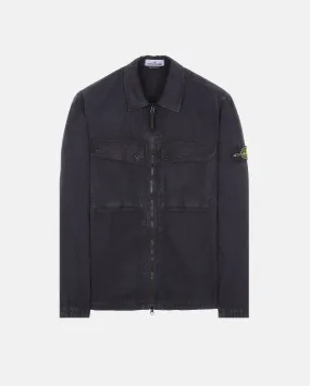 ZIP OVERSHIRT V0120 / NAVY