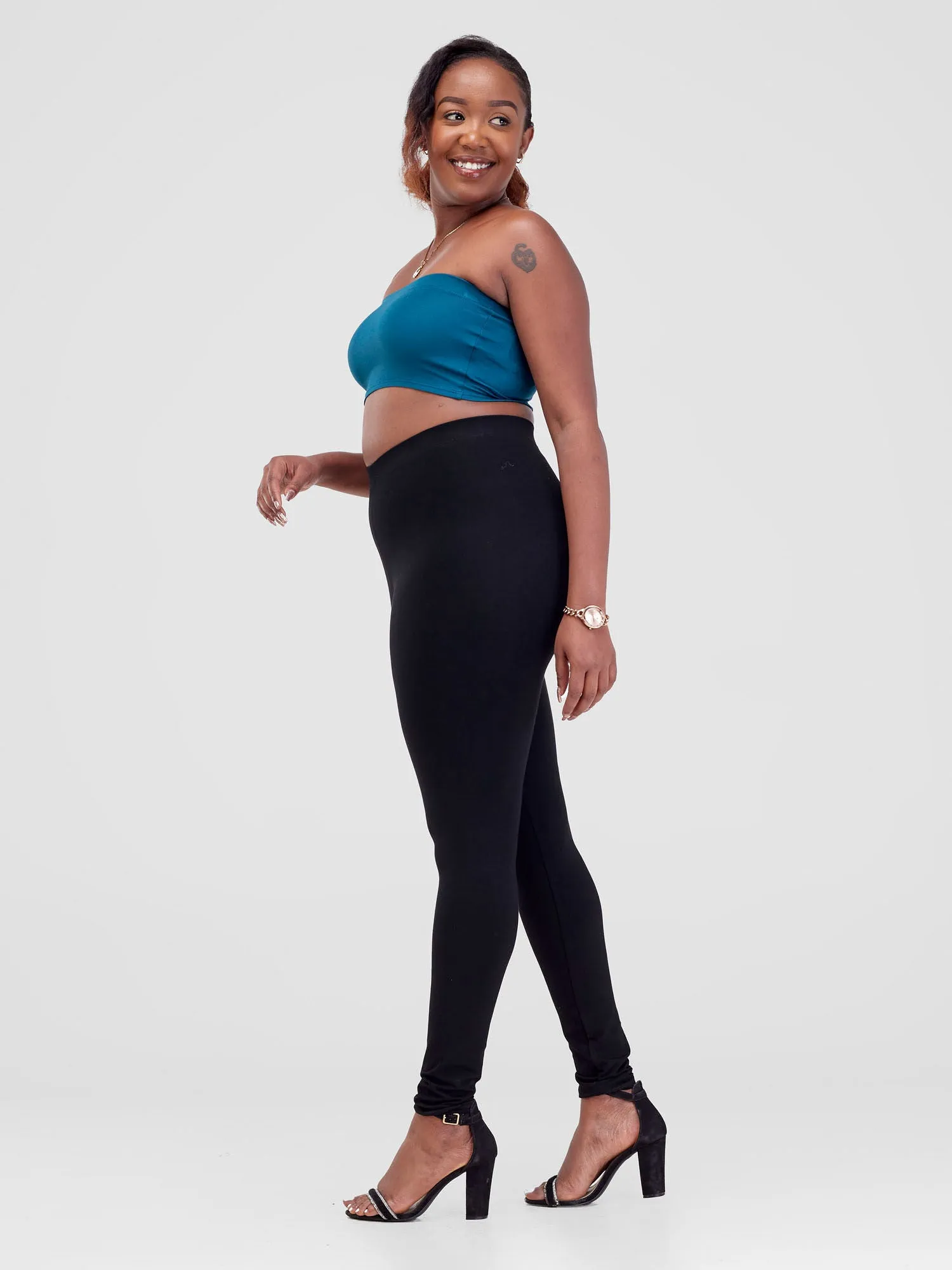 Zoya Basic Jersey Bandeau  -  Deep Teal